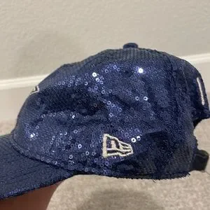 Rare Victoria Secret Dallas Cowboys sequin hat PINK Victoria main image 3